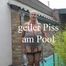 Awesome pee by the pool