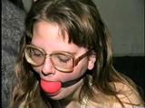 SCHOOL TEACHER, RING-GAGGED & CROTCH-ROPED (D14-11)