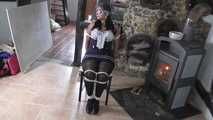 Jasmin roped on chair 2/2