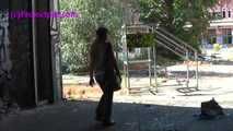 020169 Kathy Pees From An Old Platform