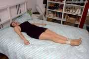 Leonie - Tied up in bed
