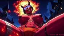 Gol Hot Bikini Demon Girl Dark Castle Nude