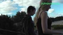 069021 Tiffany & Denise Pee At The Race Course- Part 1