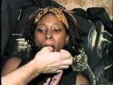 21 Yr OLD BLACK COLLEGE STUDENT MICHELLE GETS HANDGAGGED, MOUTH STUFFED WITH SOCK & WRISTS TIED WITH RAWHIDE (D53-2)