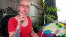 Blow2Pop purple U16 and U15 *marble* while smoking