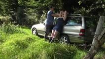 Aurora tied to car 1/2