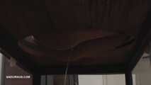 Mistress Nomi Melone smokes and pees on the toliett box