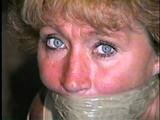41 Yr OLD COURT CLERK WRAPPED TAPE GAGGED & BALL-TIED (D22-5)