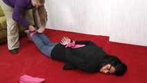 first towel hogtie