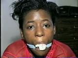 BLACK SHONDA GETS MOUTH STUFFED CLEAVE AND OTM GAGGED & CHAIR TIED (D39-6)