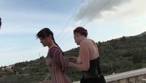 Public Bondage for Yvette Costeau