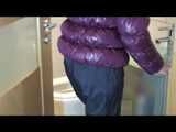 Get 3 Archive Video Clips with Samantha enjoying  her shiny nylon downwear in one package from 2012-2014