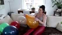 Kathy's Ballon-Zerplatzen
