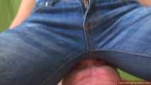  Miss July's Jeans-face-ride