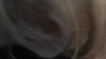 Bubbles as man sees it close-up POV