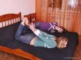 Alexa & Catt  – Two barefeet girls, one burglar and a lot of bondage 