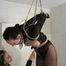 The Spain Files - Strappado Challenge in the White Room for Katarina Blade with JJ Plush