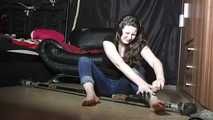 Michelle taped and tickled 
