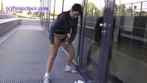 068024 Ling Decides To Wash The Office Window With Pee