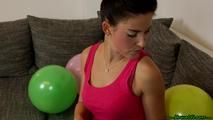 painting on balloons