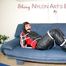 Jill tied and gagged wearing shiny nylon oldschool downwear (Pics)