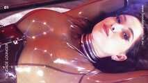Sophie_X_Elodie in latex on the BDSM stretching rack 😈