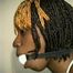 21 Yr OLD BLACK COLLEGE STUDENT MICHELLE GETS BALL-GAGGED, ELBOWS TIED TOGETHER AND IS CHAIR TIED WEARING PINK & BLACK LINGERIE (D56-3)