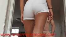 Twins short shorts ballbusting HD