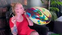 Blow2Pop purple U16 and U15 *marble* while smoking