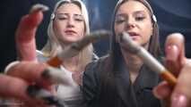 Chain Smoking Domination – Two Cigarettes Each & Ash Control POV