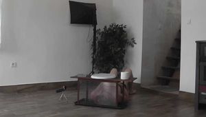 Mistress Nomi Melone smokes and pees on the toliett box