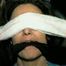 28 Yr OLD RONI IS BLINDFOLDED, CLEAVE & OTM GAGGED, TOE TIED, BALL-TIED & TELLS TRUE STORY (D31-9)