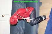 Get 548 Pictures with Jill tied and gagged in shiny nylon rainwear from 2005-2008!
