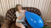 Blow2Pop big blue U15 while reading book