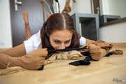 Crazy nylon school girl Antonia (233 images)