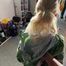 Alice bound and gagged in shiny nylon Shorts and Rainjacket