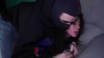 Rey Sanson and Fatima bound and gagged with Tape by an Intruder wearing Rainwear. Poor guys. They had differebt plabs for the evening but end up both tied and gagged tightly, struggeling to get free.