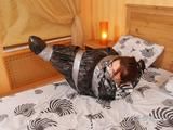 [From archive] Dominica Phoenix - ball taped and packed in trash bag