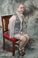 Bound gothic girl