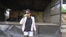 A drinking girl with foreign roots