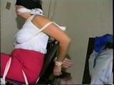 47 YR OLD LIBRARIAN CHAIR TIED, GAGGED & BLINDFOLDED 8:54 (D12-1)