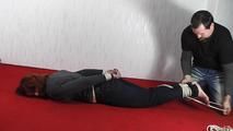 Aurora hogtied barefoot 1/2