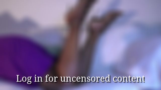 High heels play on couch