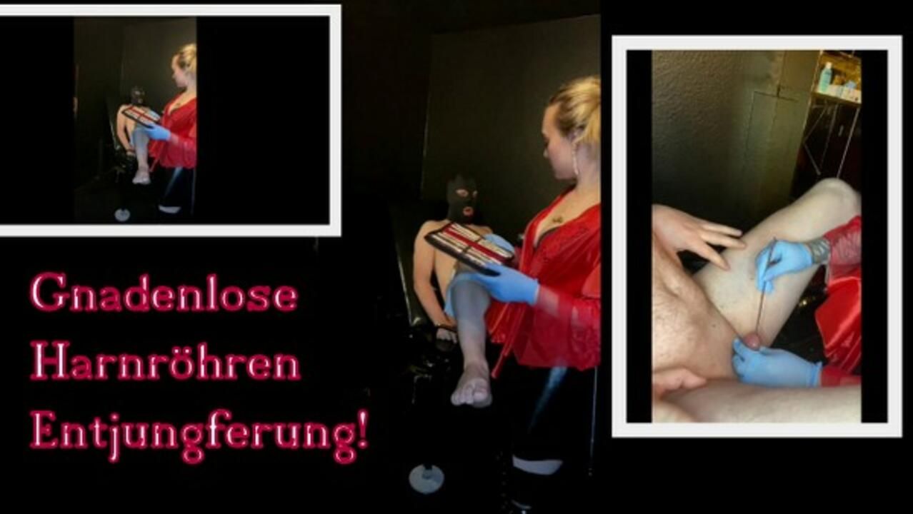 Merciless urethral defloration!