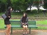029010 Robyn Pees Through The Park Bench