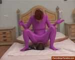 Fetisha, pink-panther-sitting