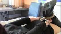 American Domme Tied and Cuffed