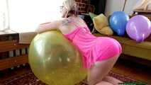 Cattex 36" riding and Blow2Pop pink Belbal 14inch *KEEP CALM AND BLOW ME*