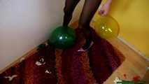 sexy topless high heel popping
