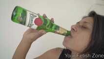 A drinking girl with foreign roots